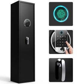 Large Capacity Quick Access Fingerprint Gun Safe,4-5 Gun Biometric Metal Rifle Gun Security Cabinet Safe Locker Large Capacity Quick Access Fingerprint Gun Safe,4-5 Gun Biometric Metal Rifle Gun Security Cabinet Safe Locker